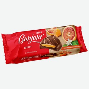 Десерт Konti Bonjour с апельсином, 220г